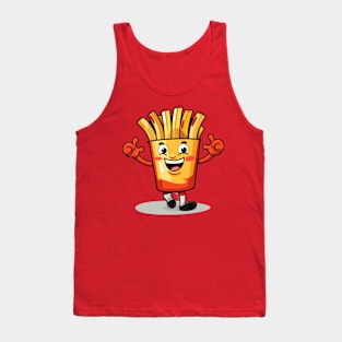 kawaii french fries T-Shirt cute potatofood Tank Top